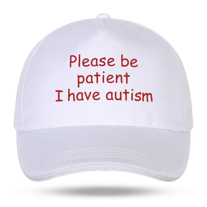 Please Be Patient I Have Autism Cap Baseball Cap