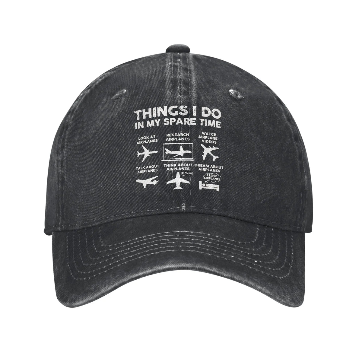 Things I Do in My Spare Time Chicken Lover Baseball Cap