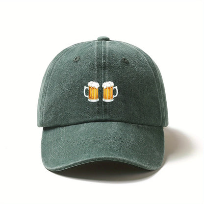 Beer Printed Baseball Cap
