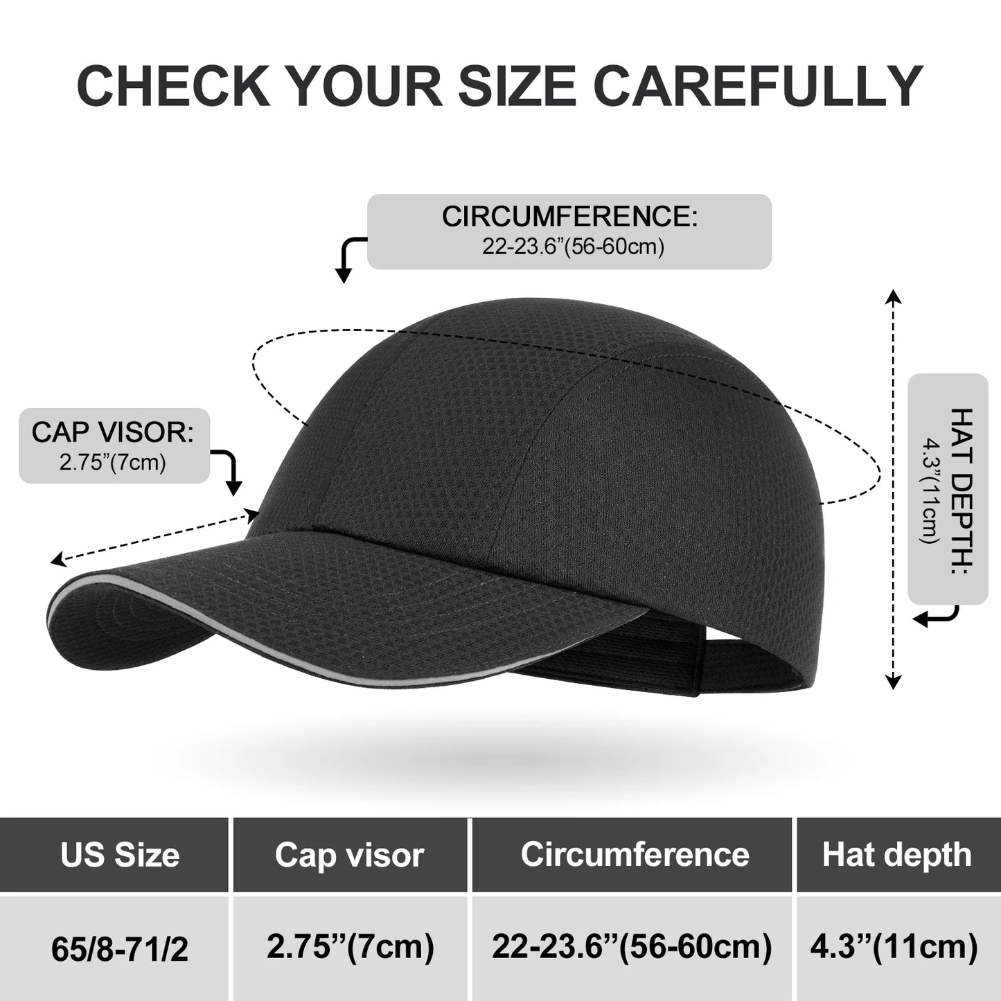 STRANCE Women's Baseball Cap With Reflective Strips