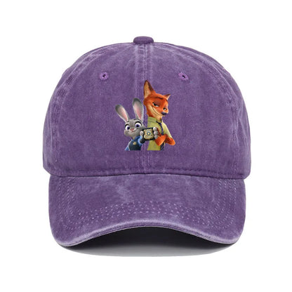 Cartoon Zootopia Three-toedSloth Baseball Cap
