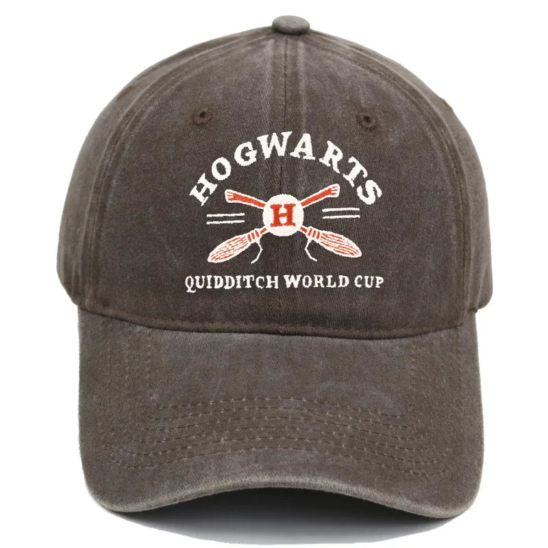 Harry Potter Embroidered Washed Baseball Hat