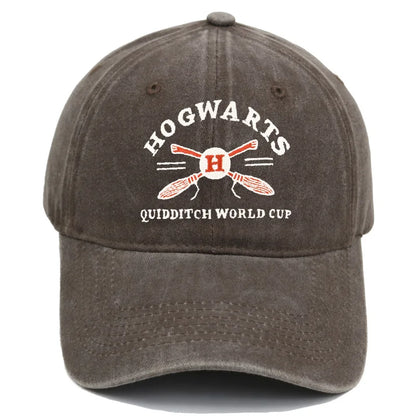 Harry Potter Embroidered Washed Baseball Hat