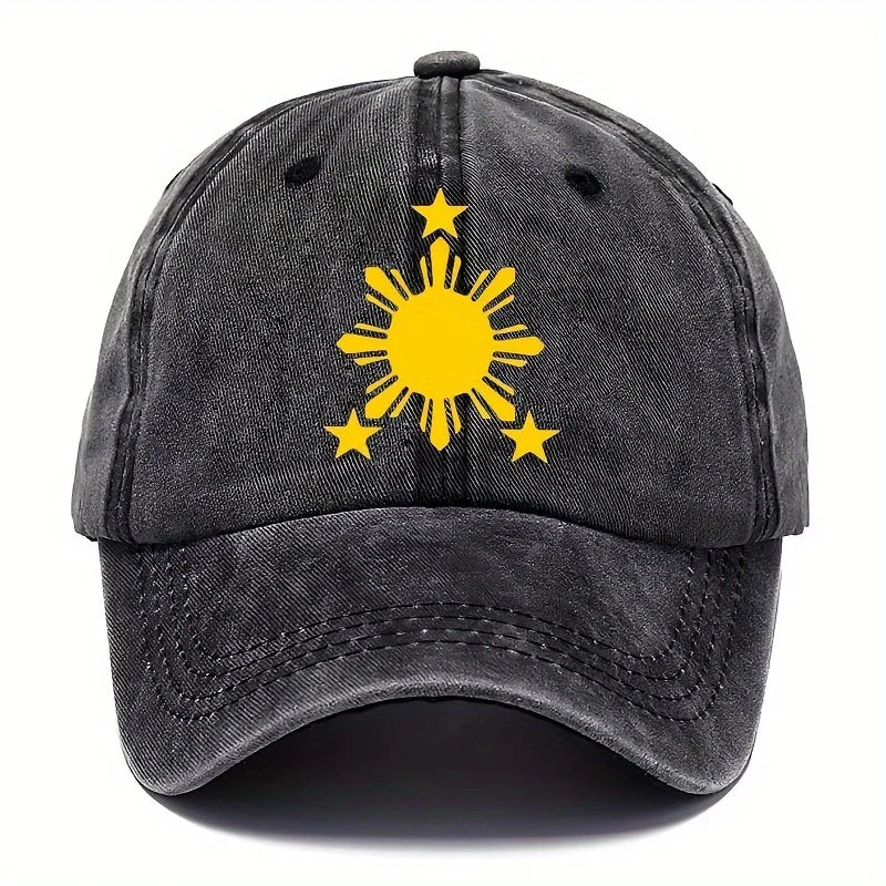 Philippine Sun Emblem Retro Baseball Cap
