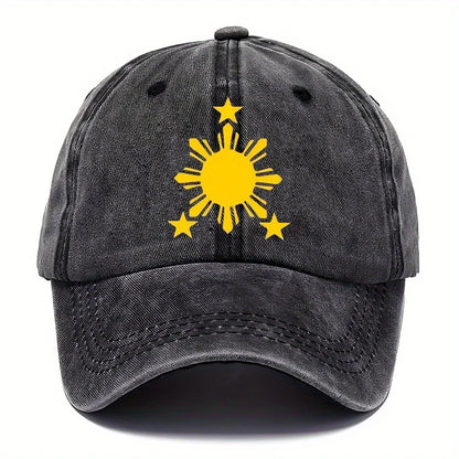 Philippine Sun Emblem Retro Baseball Cap