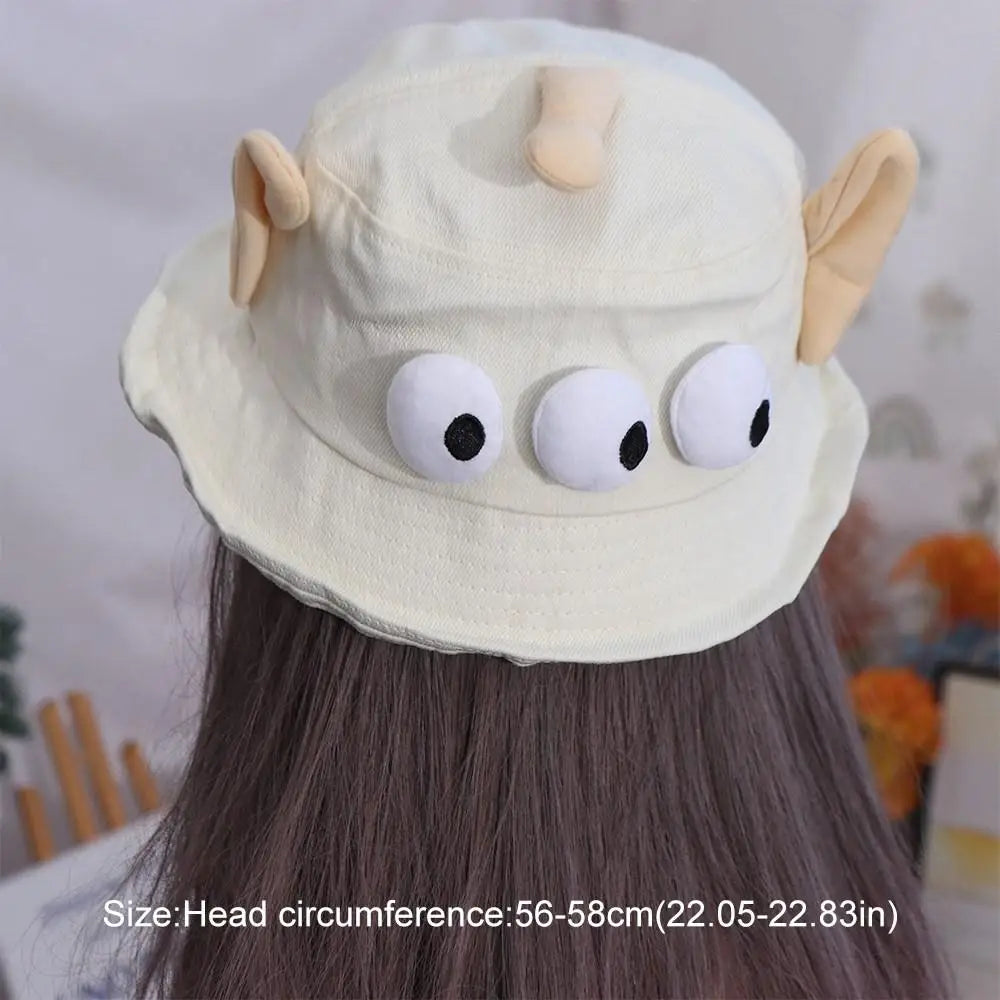 Funny Foldable Three Eyes Bucket Hats