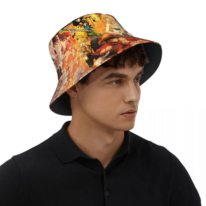 Bucket Hat Harajuku Unisex Sun Hats One Piece
