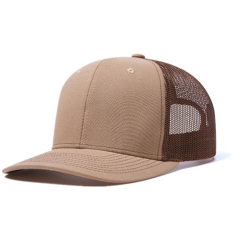 Hot Sale Unisex Cap Slight Curved Brim Style Trucker Hat  Men & Women