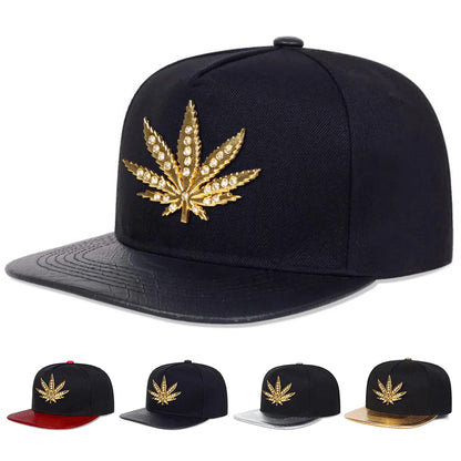 Unisex Maple Leaf Label Hip-hop Hats