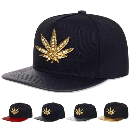 Unisex Maple Leaf Label Hip-hop Hats