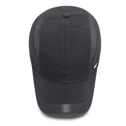 New Spring Summer Men Baseball Caps Male Breathable Mesh Black Sport