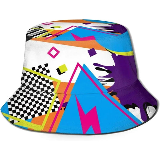 Hippie Peace Sign Fisherman Cap Summer Unisex Printing Bucket Hat