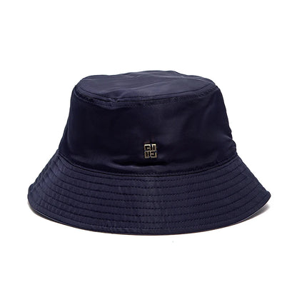 Fashionable Classic New Fisherman Hat Beach Vacation Travel Letter Design Solid Color