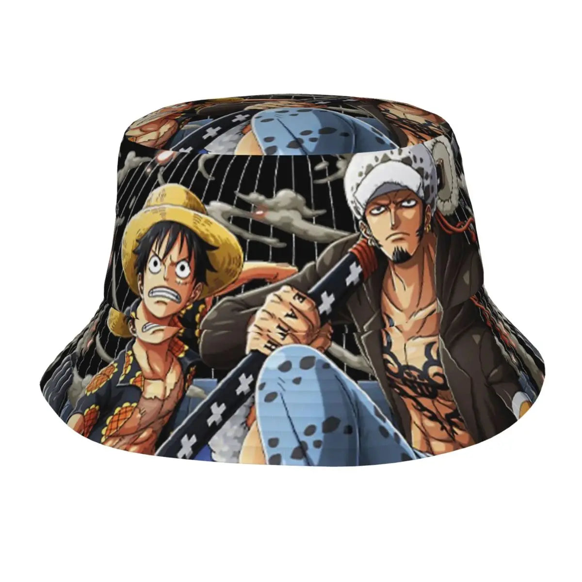 One Piece Straw Hat Luffy Skull Logo Bucket Hat