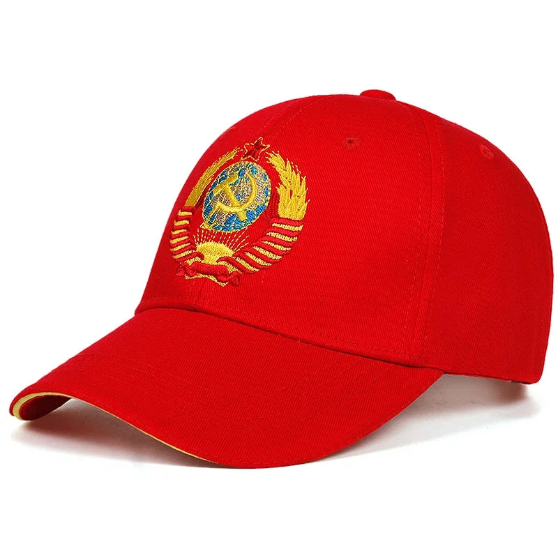 Unisex CCCP National Emblem Embroidery Baseball Caps