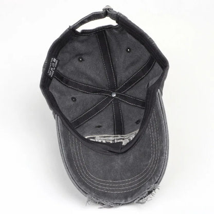 Unisex Washed Cotton Baseball Cap