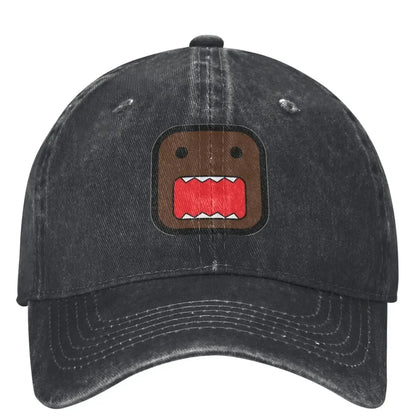 New Domo Domo Kun Doll Baseball Cap Mouth Dice Head