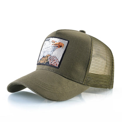Camouflage Baseball Cap With Embroidery Eagle Patch Four Seasons