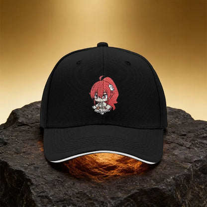 Redhead Cartoon Anime Character Hat Unisex Printed Baseball Cap