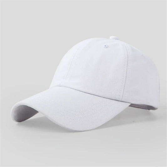 Casual Baseball Cap For Men Women Solid Color Cotton Hat Fashion Simple