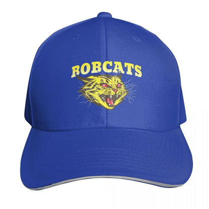 Bobcats Sports Team Badge Art Logo Cap Fashion Casual Baseball Caps