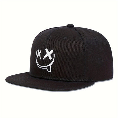 Children XX Smiling Face Embroidery Baseball Caps Hip-hop Hats Snapback Cap