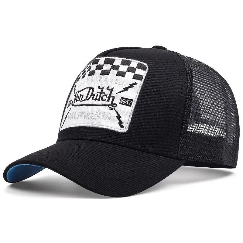 ON Baseball Cap Breathable Shade Alphabet Embroidery Sunblock Mesh Embroidered DUTCH