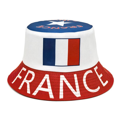 Flag Print Cheer Hat Bucket Hat