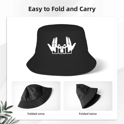 Travel Headwear Jul Music Stuff Bucket Hats Fashion Woman Sun Hat French Rapper