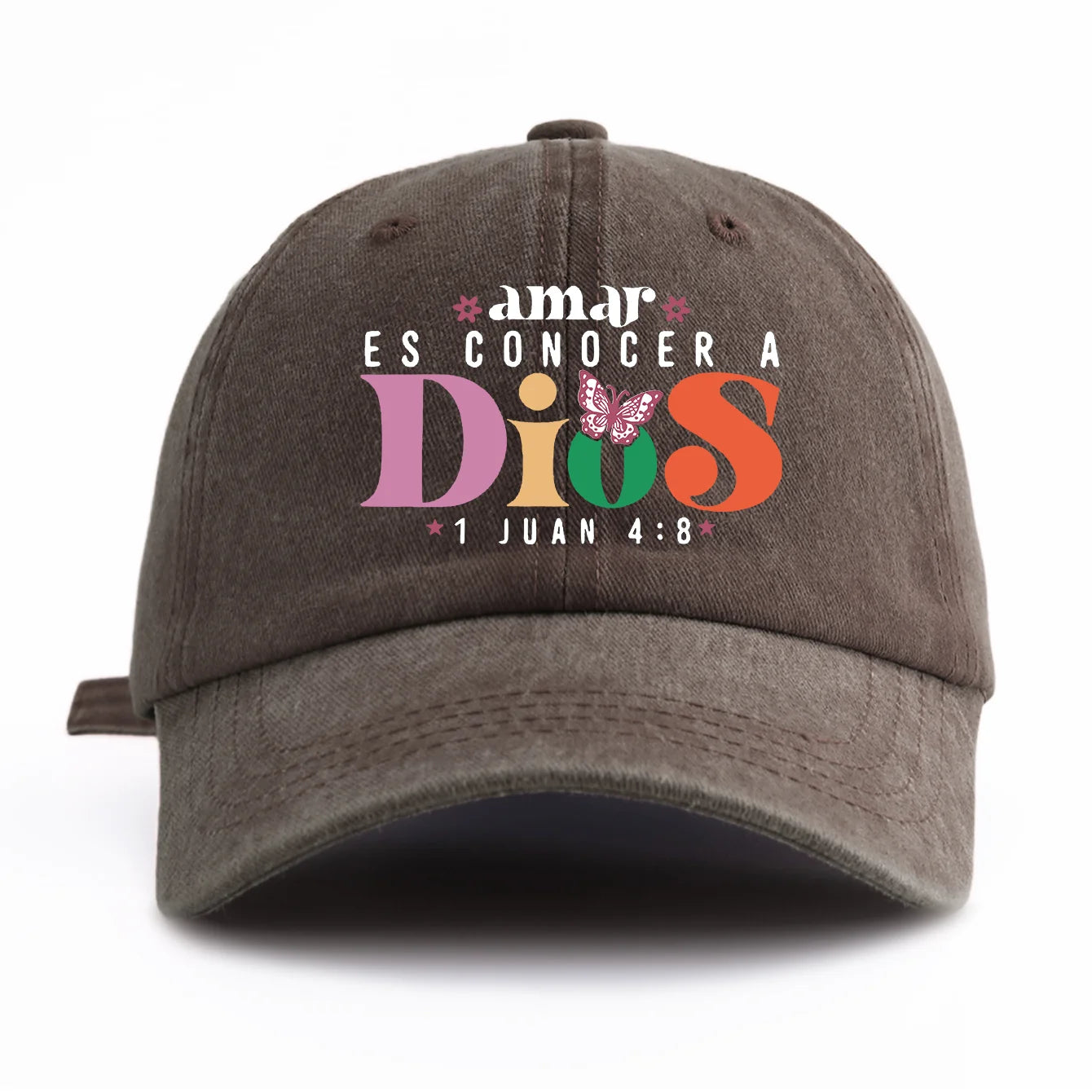 DIOS Print Washed Baseball Cap For Adults