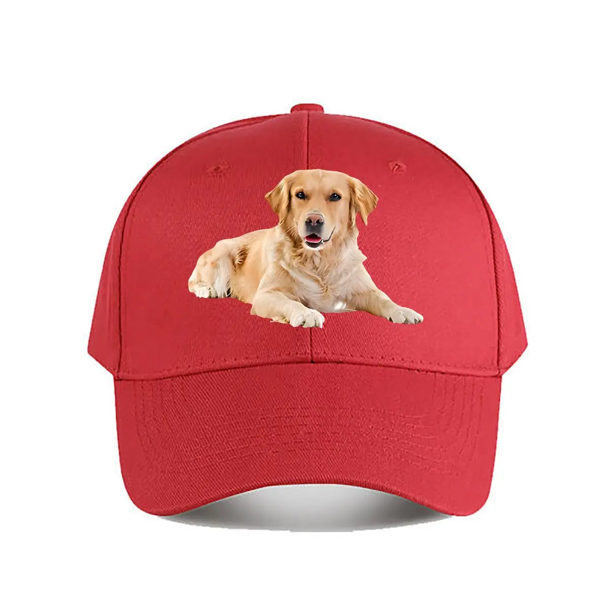 Golden Retriever Print Baseball Cap