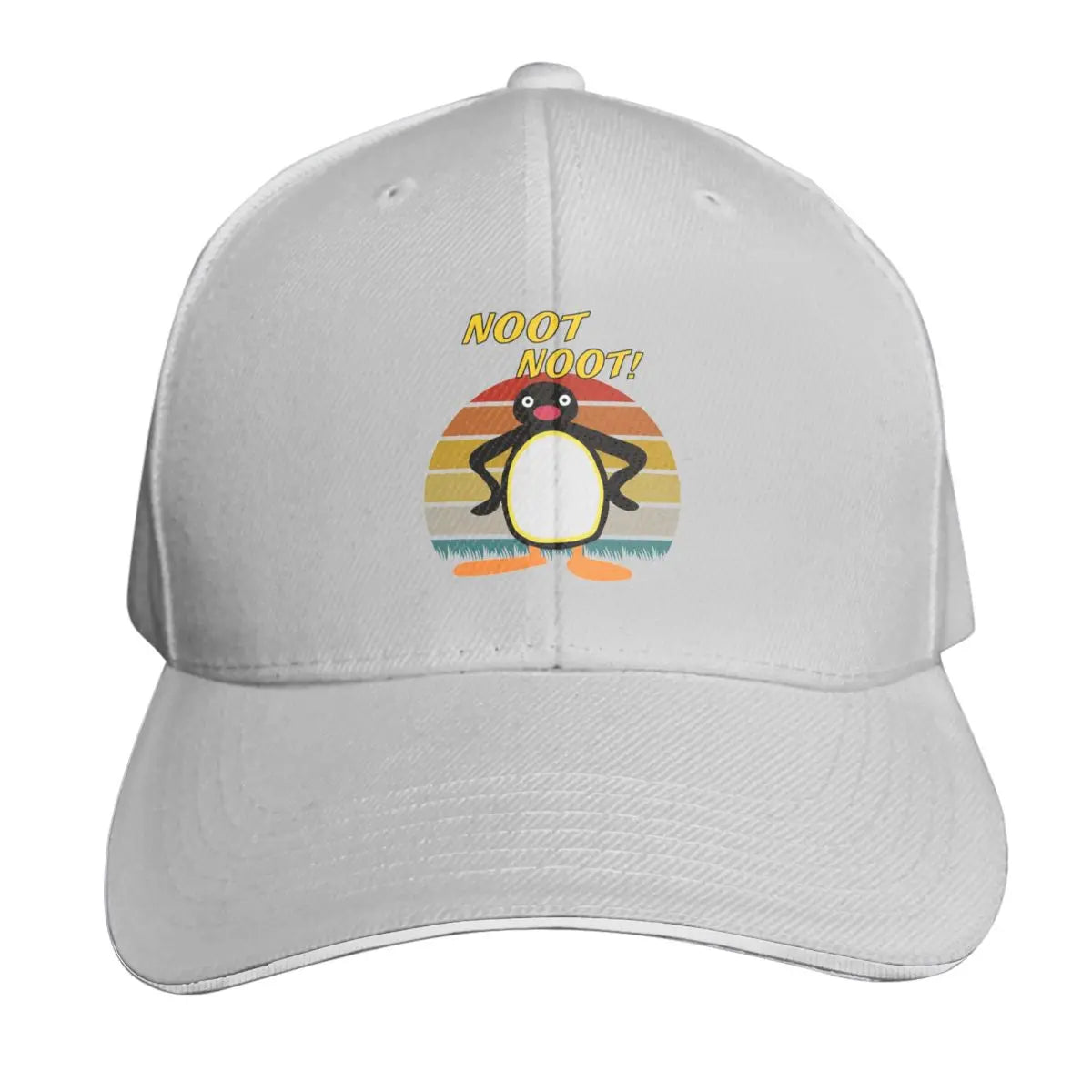 Pingu Noot Noot Logo Angery Pingu Cap Fashion Casual Baseball Caps