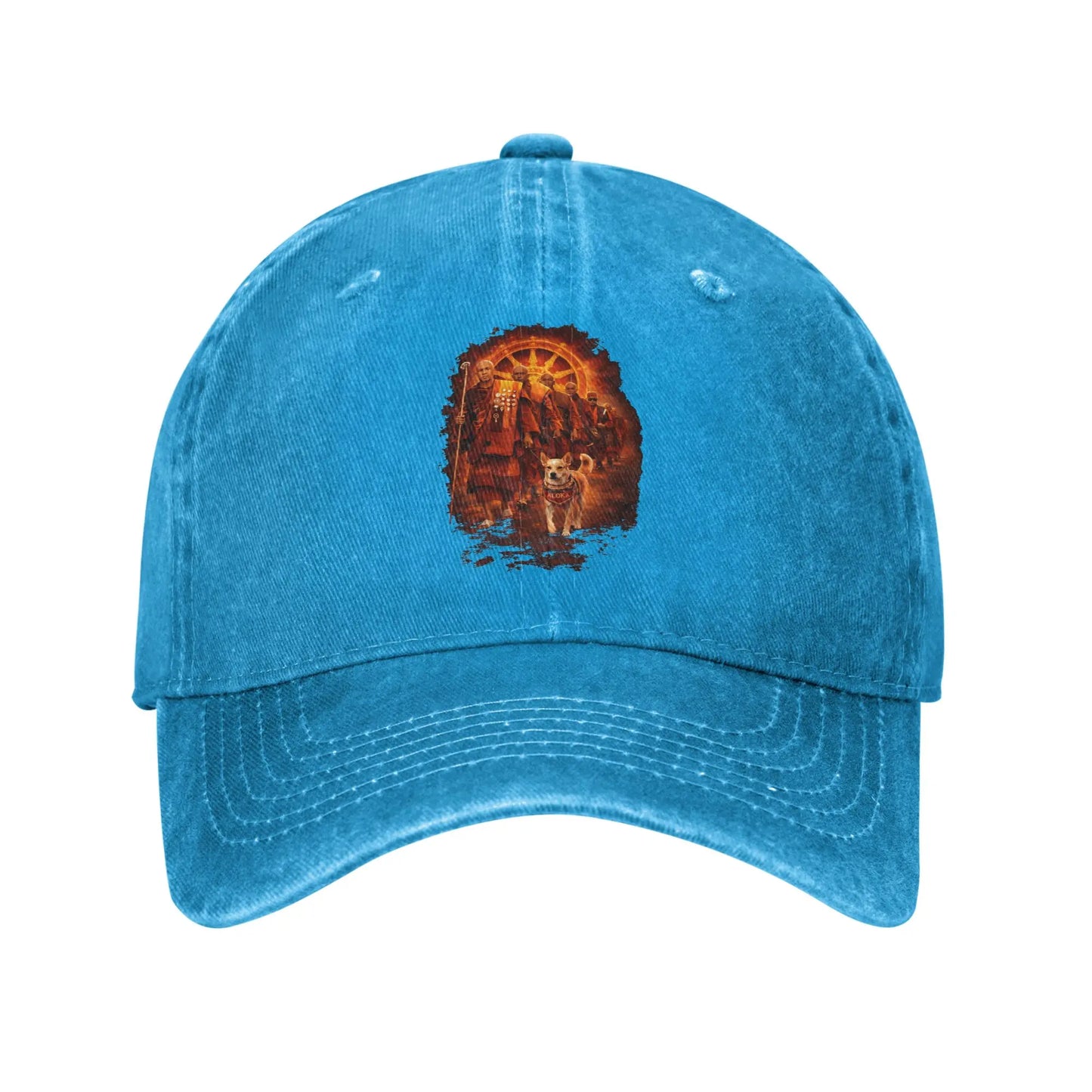 Washed Baseball Cap Aloka Dog Walk for Peace Baseball Caps