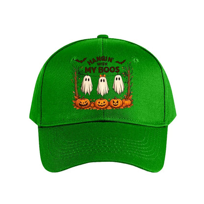 Halloween Hangin’ With My Boos Ghost Baseball Cap