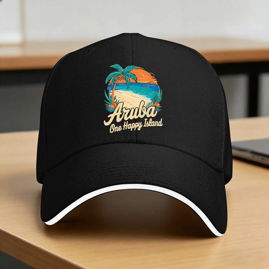 Aruba One Happy Island Casual Baseball Cap