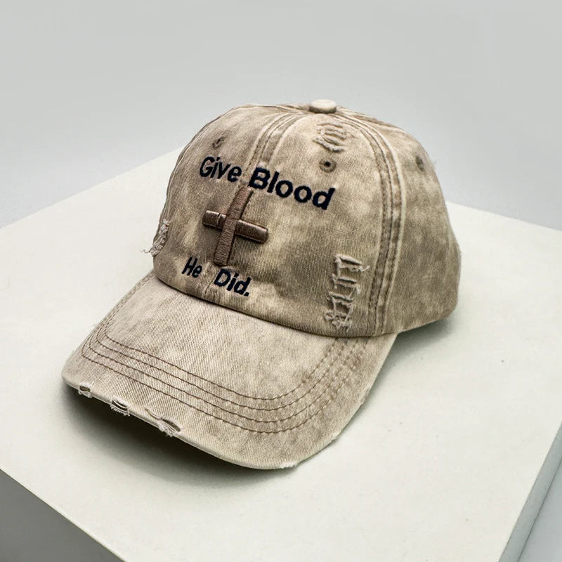 New Unisex Letter Embroidery American Vintage Baseball Hats