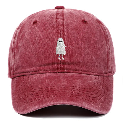 Halloween Ghost Embroidered Baseball Hat
