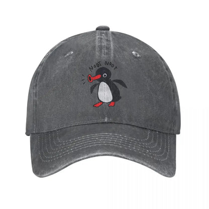 Noot Noot Pingu Retro Funny Baseball Cap For Men Women