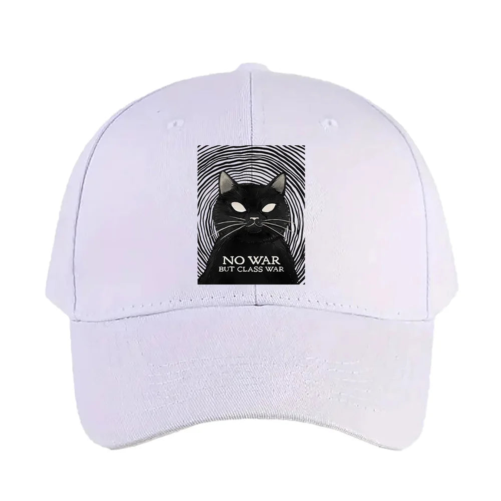 No War But Class War Cat Baseball Cap