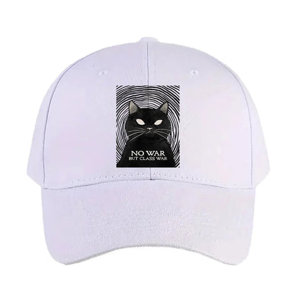 No War But Class War Cat Baseball Cap