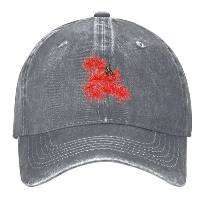 New Red Spider Lily Baseball Cap