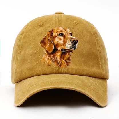 Golden Retriever Printed Baseball Cap