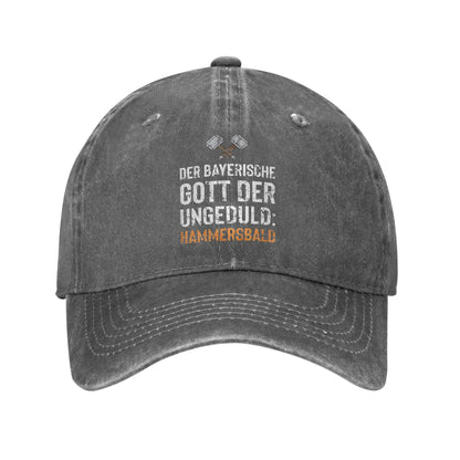 Summer Bavarian God of Impatience Bayern Hammersbald Baseball Cap