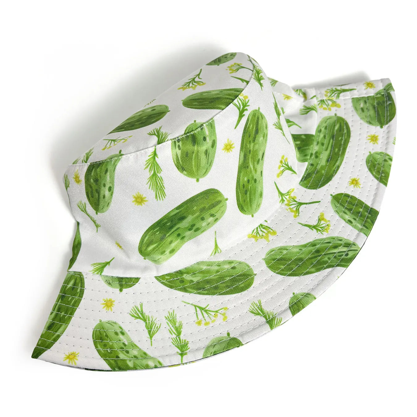 New Cucumber Pattern Printed Fisherman's Hat Bucket Hat