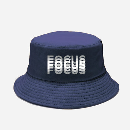 "FOCUS" Fashionable Printed Fisherman Hat Bucket Hat For Men Women
