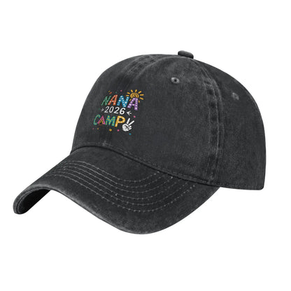 Nana Camp 2026 Family Vacation Summer Camping Unisex Style Baseball Caps