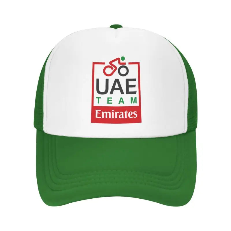 UAE Road Vehicle Print Mesh Baseball Cap