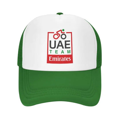 UAE Road Vehicle Print Mesh Baseball Cap