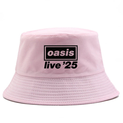 OASIS Black Solid Dots Bucket Hat Two Side Wear Unisex Men Women