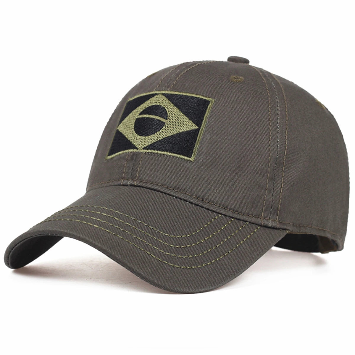 Tactical Baseball Cap Men Summer Brazil Flag Sun Protection Snapback Cap Male
